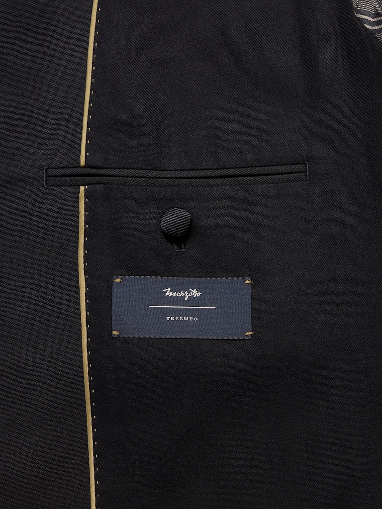 Relaxed Italian Barathea Tuxedo Jacket