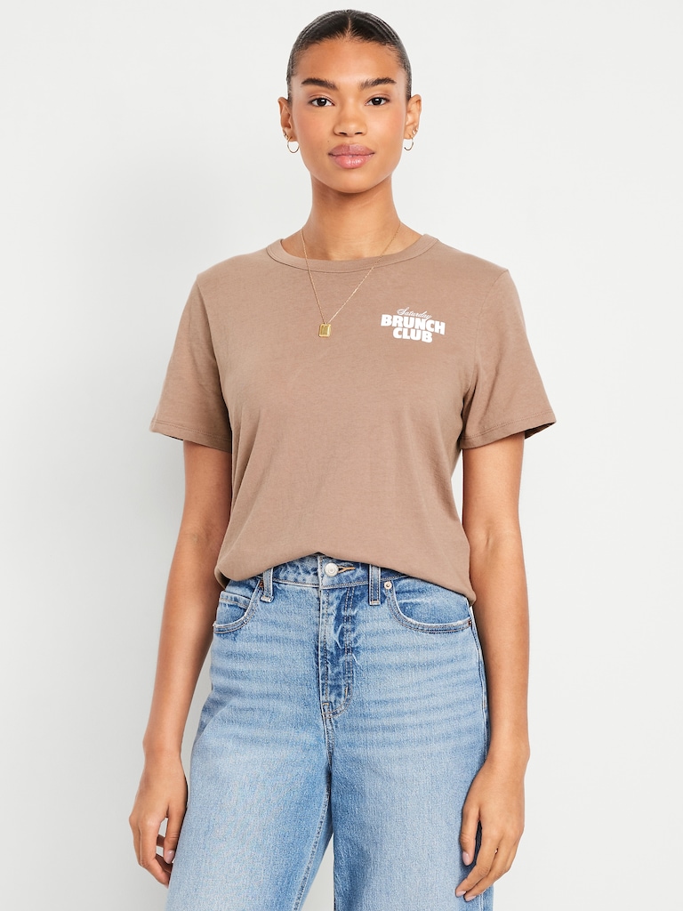 EveryWear Crew-Neck Graphic T-Shirt