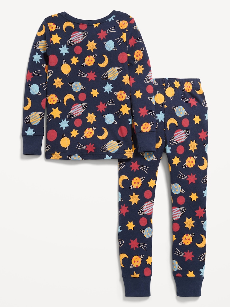 Printed Snug-Fit Pajama Set for Toddler & Baby