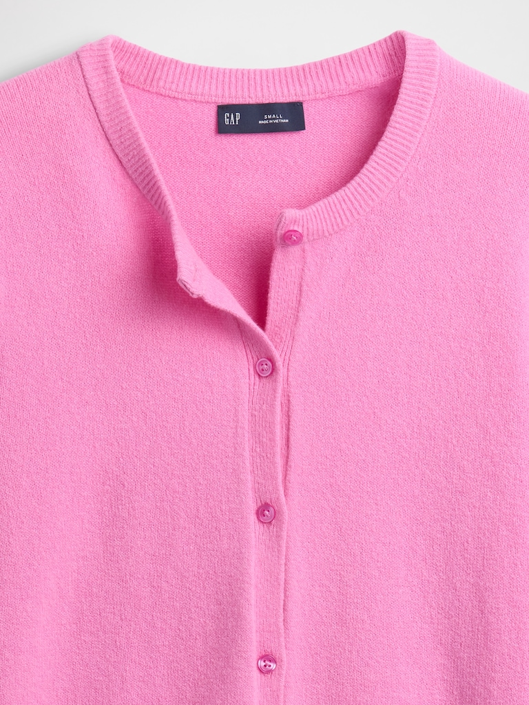 CashSoft Crop Cardigan