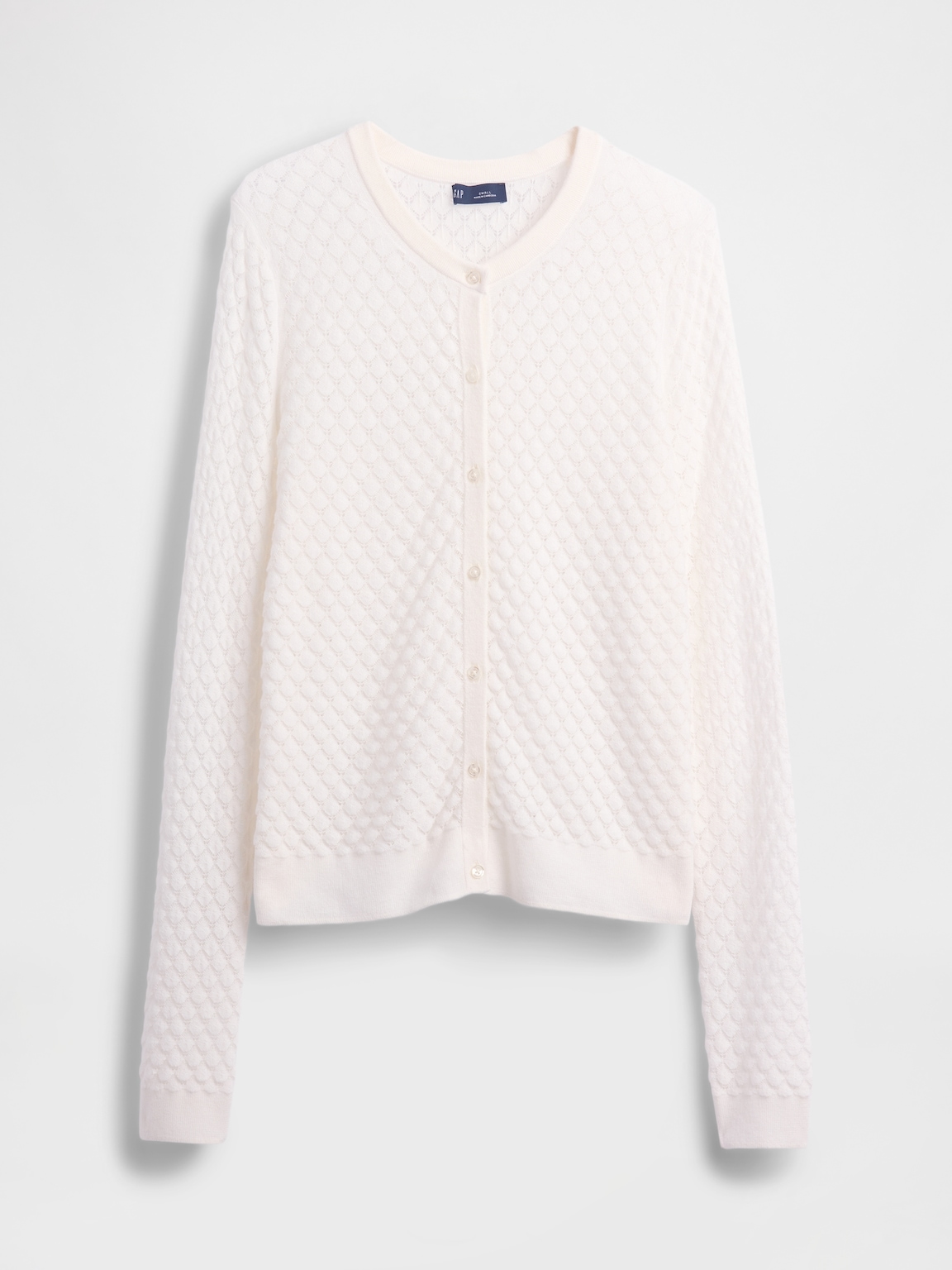 CashSoft Stretch Pointelle Cardigan