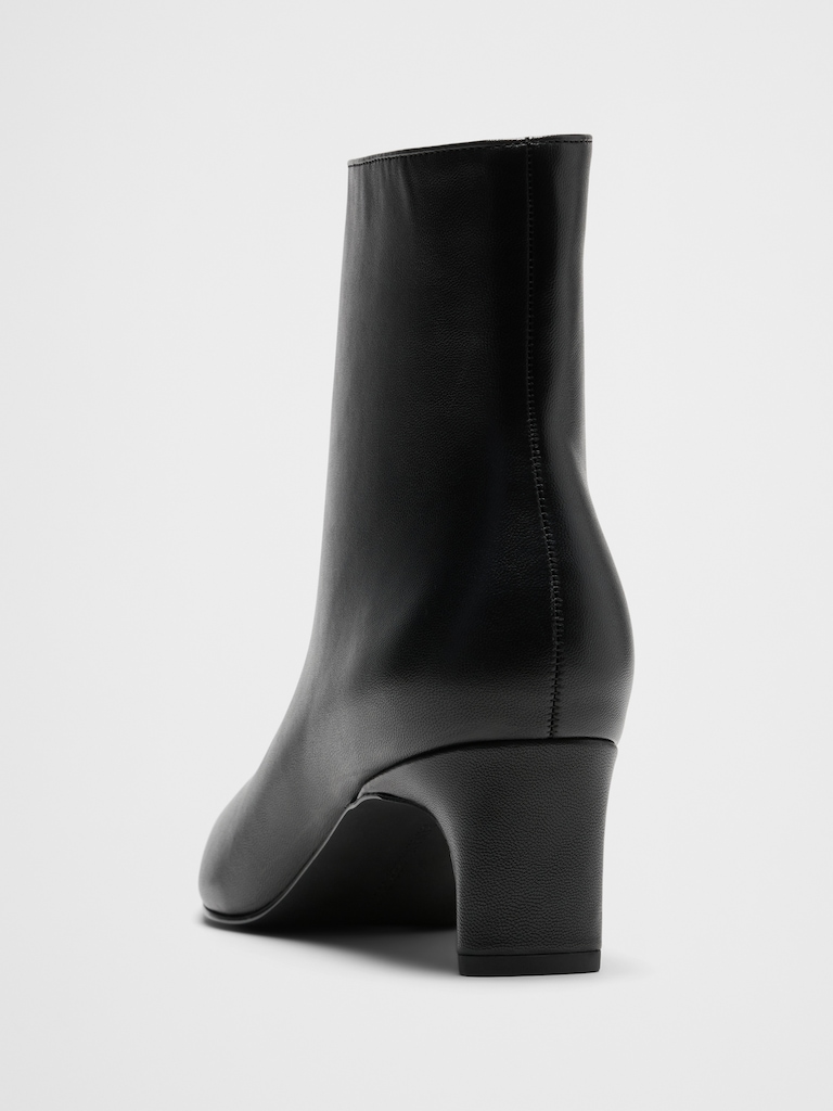 Vegan Leather Dress Bootie