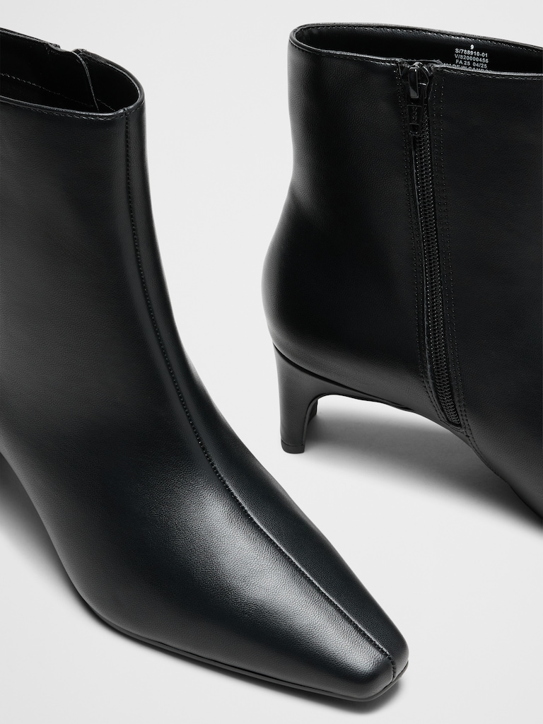 Vegan Leather Dress Bootie