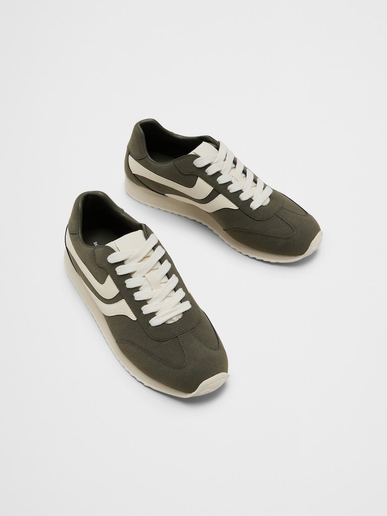 Vegan Leather Trainer Sneaker