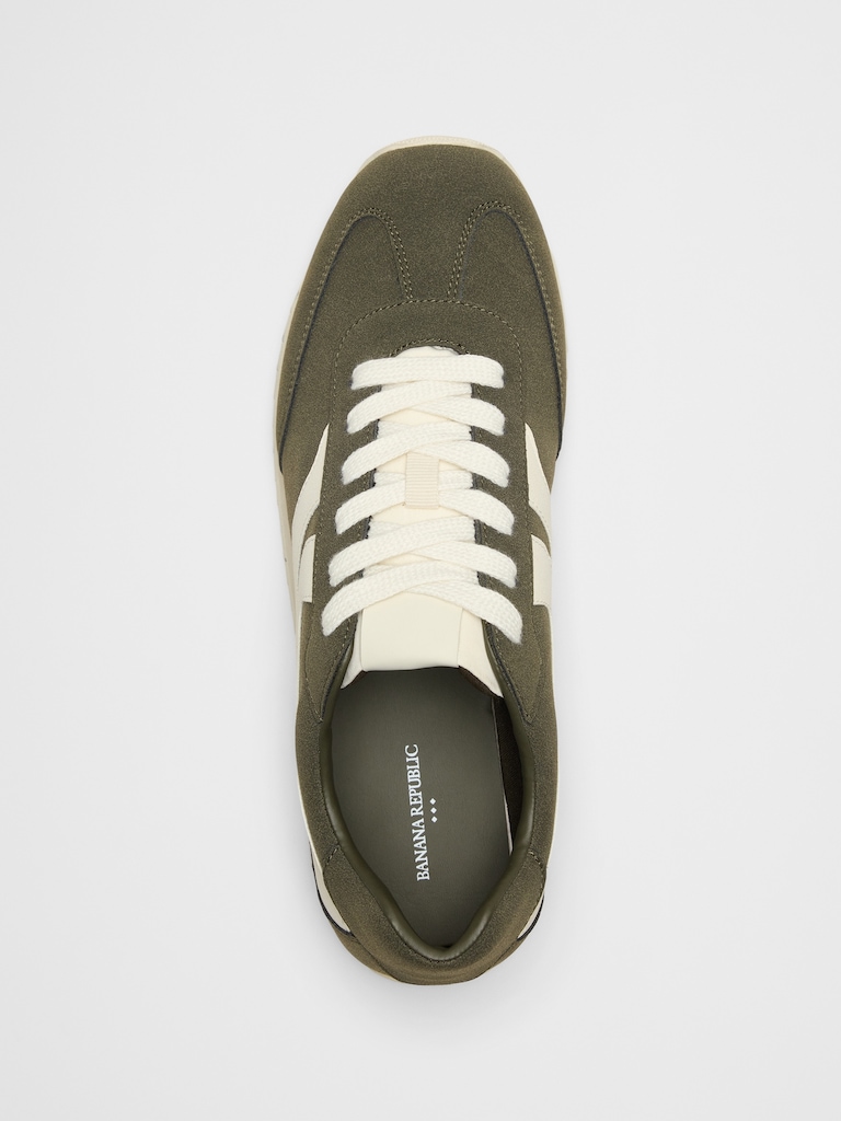 Vegan Leather Trainer Sneaker
