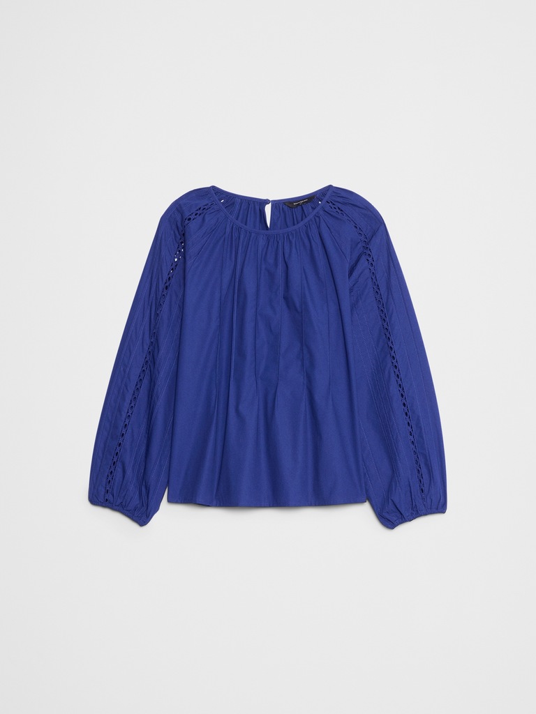 Embroidered Trim Top