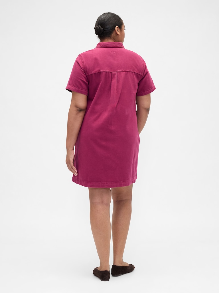 Relaxed Denim Mini Dress