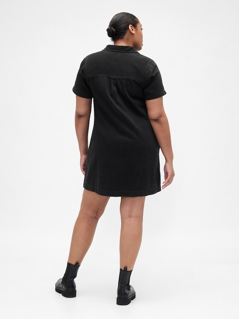 Relaxed Denim Mini Dress