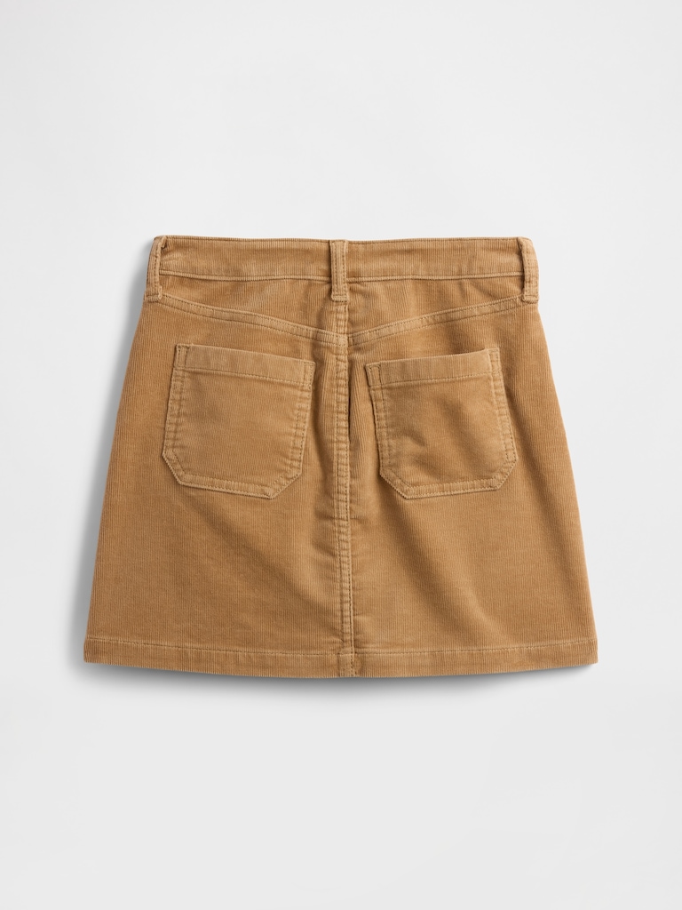 Kids Corduroy Mini Skirt