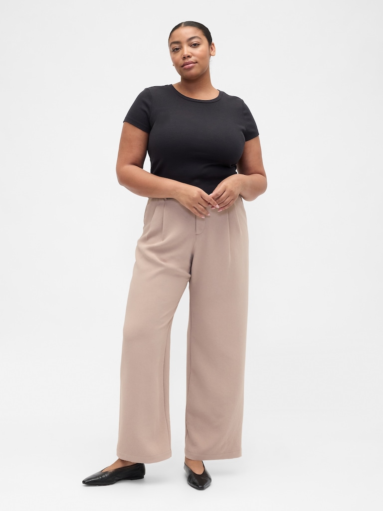 Easy Crepe Trousers