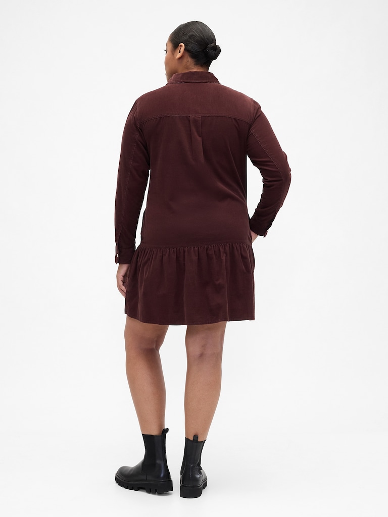 Corduroy Mini Dress