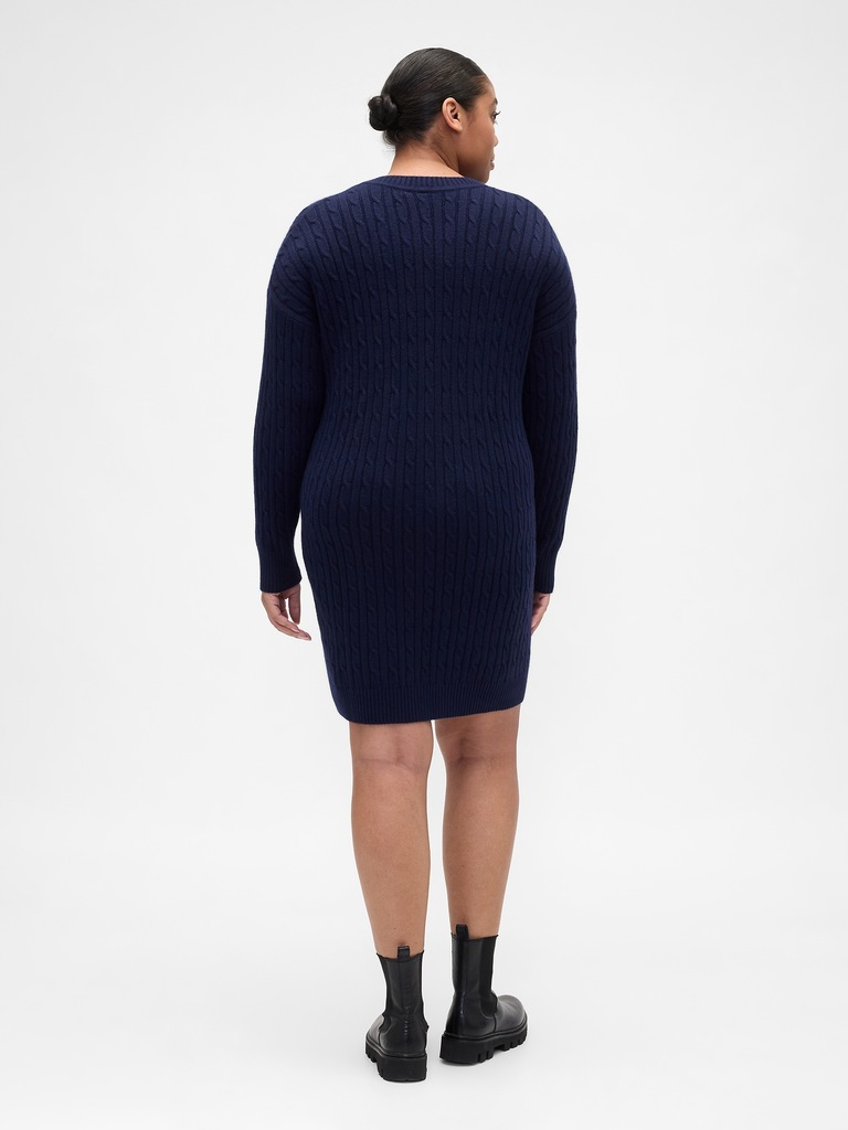 CashSoft Relaxed Crewneck Sweater Mini Dress