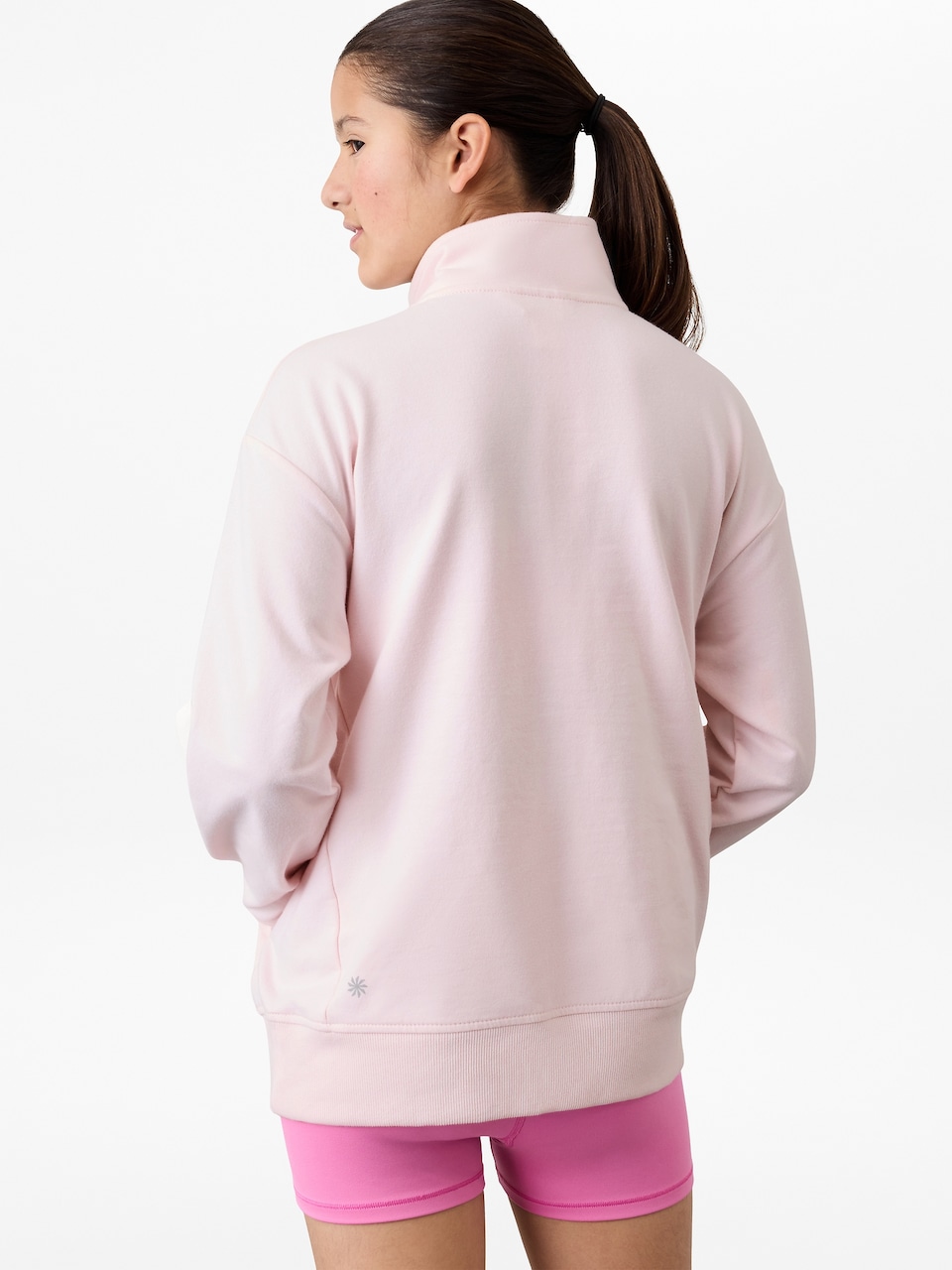 Athleta Girl All Day 1/4 Zip Sweatshirt