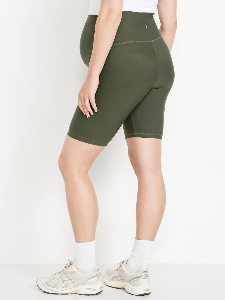 Maternity Full Panel StudioSmooth Biker Shorts -- 6-inch inseam