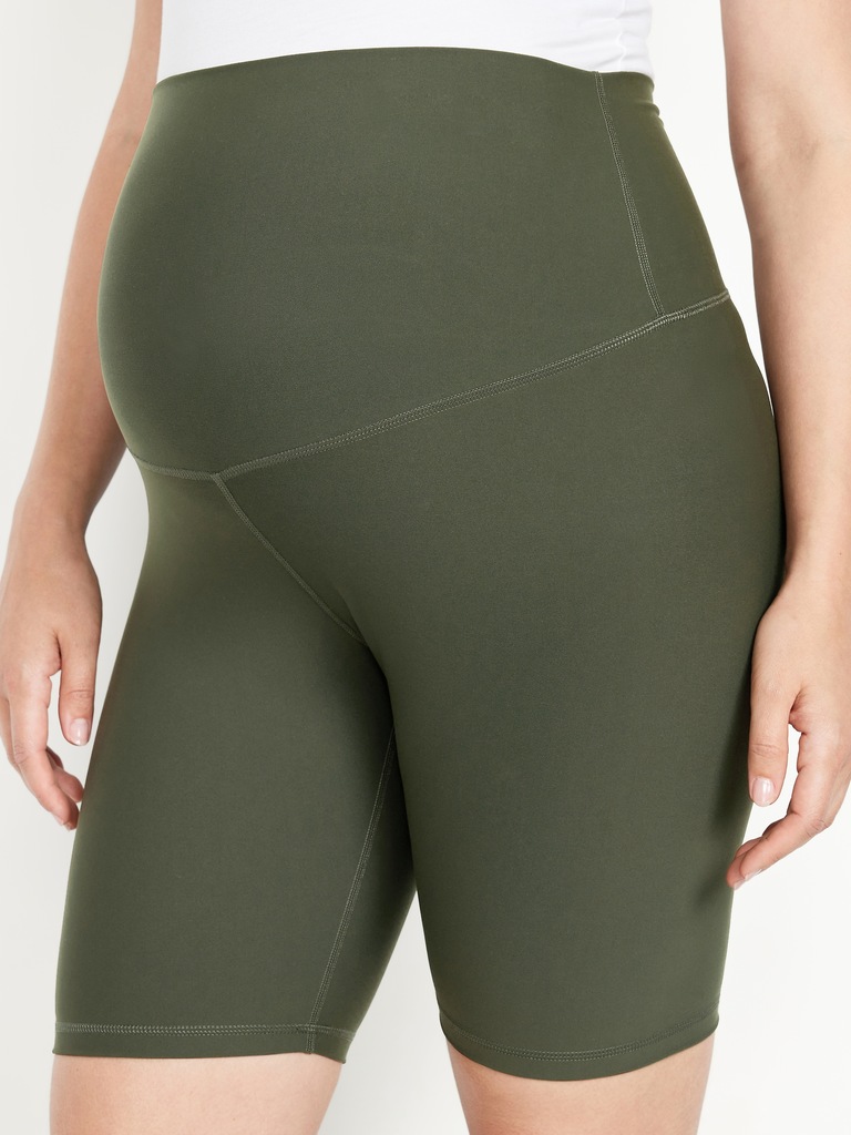 Maternity Full Panel StudioSmooth Biker Shorts -- 6-inch inseam