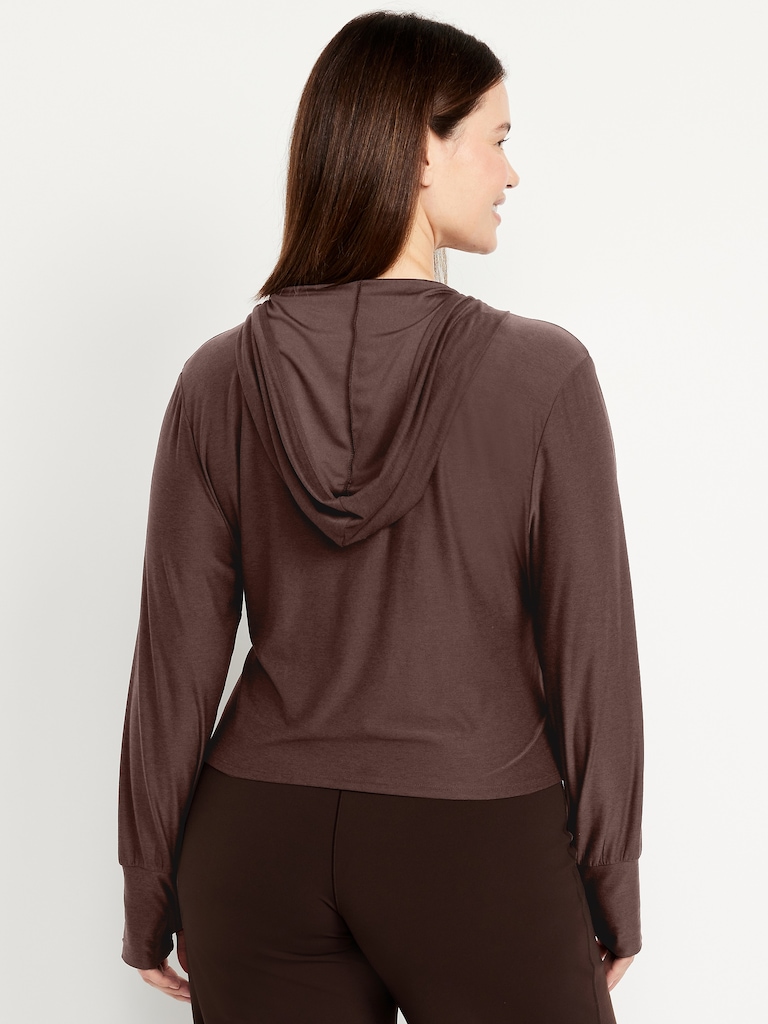 CloudMotion Cross-Front Hoodie