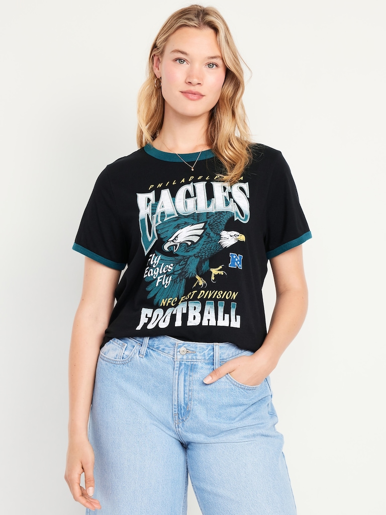 Philadelphia Eagles EveryWear Crew-Neck Ringer T-Shirt