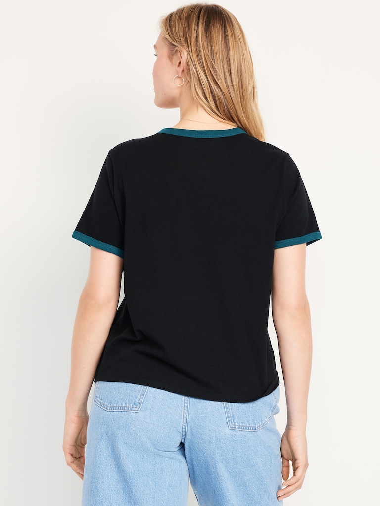 Philadelphia Eagles EveryWear Crew-Neck Ringer T-Shirt