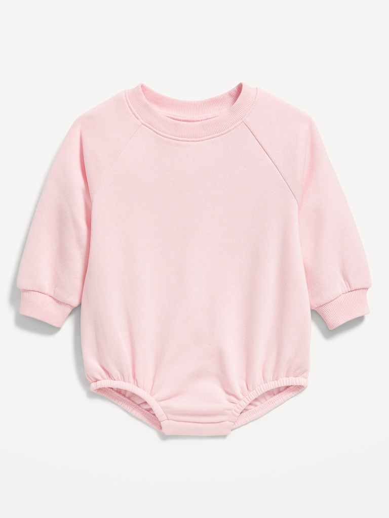 Long-Sleeve Fleece One-Piece Romper for Baby