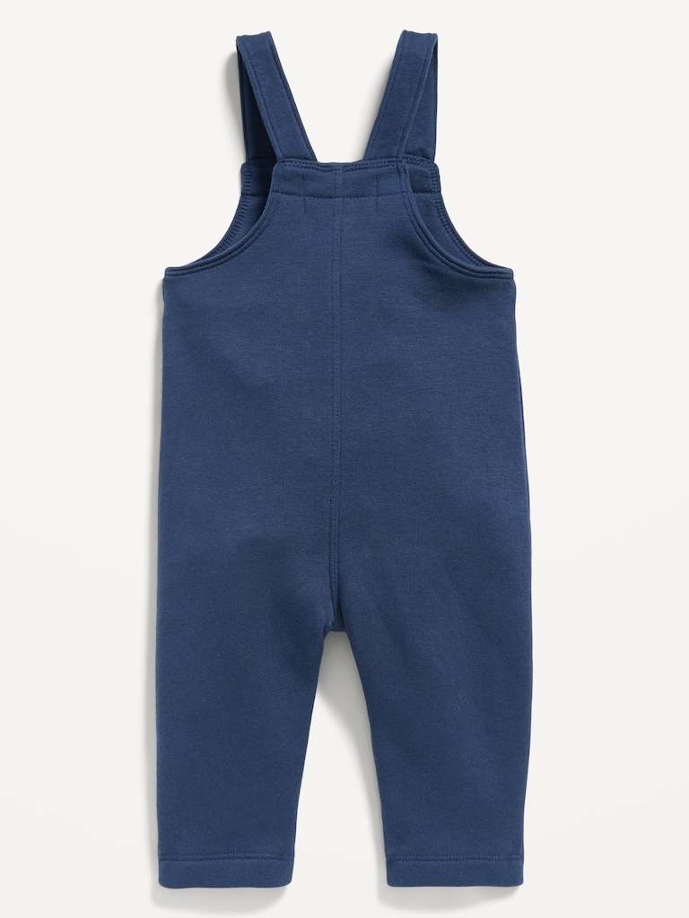 Fleece Button-Front Overalls for Baby