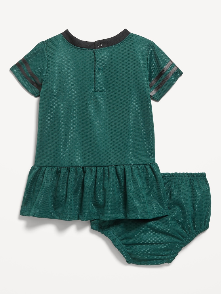 Philadelphia Eagles Graphic Mesh Dress and Shorts Set for Baby