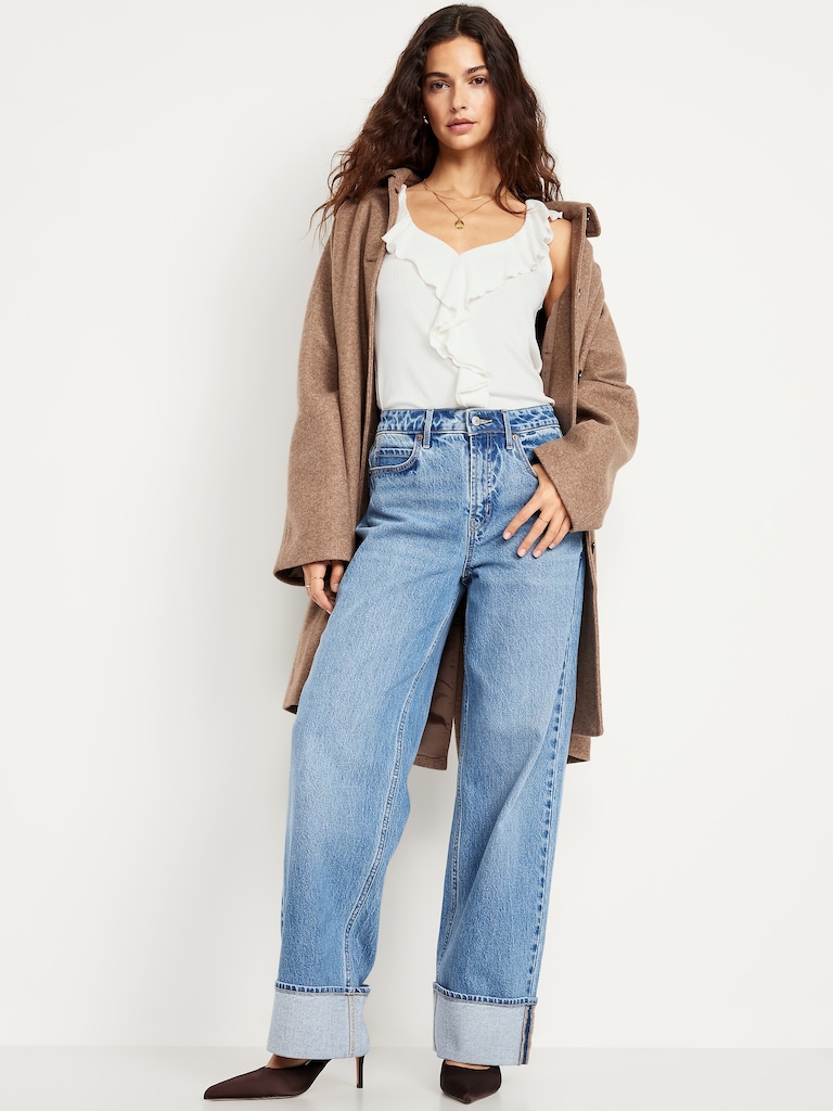 Sleeveless Ruffle Top