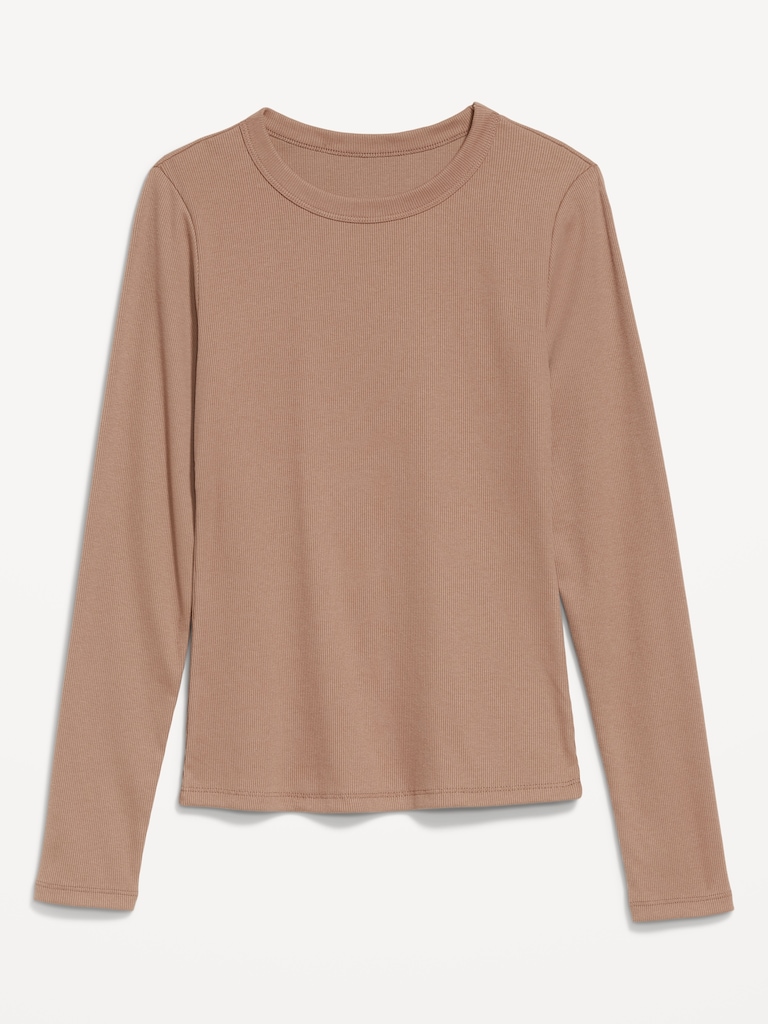 Snug Long-Sleeve Crew-Neck T-Shirt