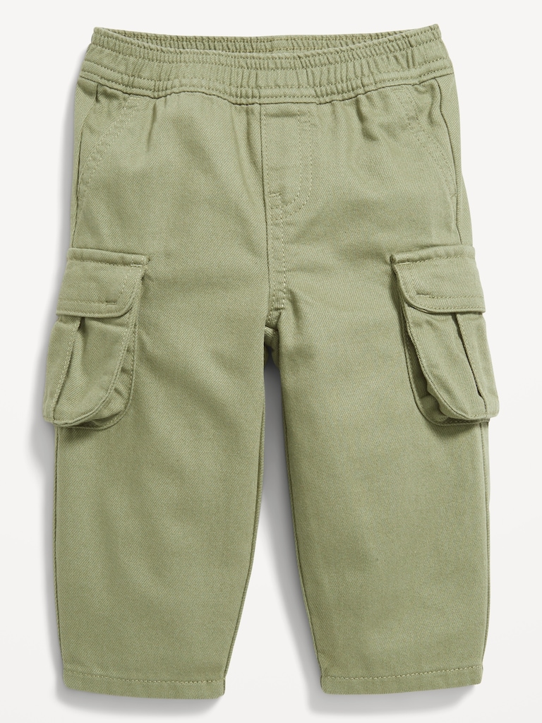 Baggy Barrel-Leg Cargo Jeans for Baby