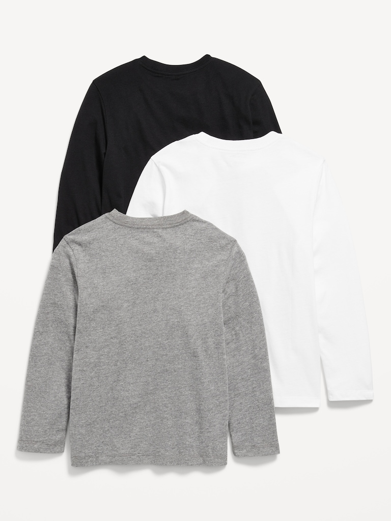 Softest Long-Sleeve T-Shirt 3-Pack for Boys
