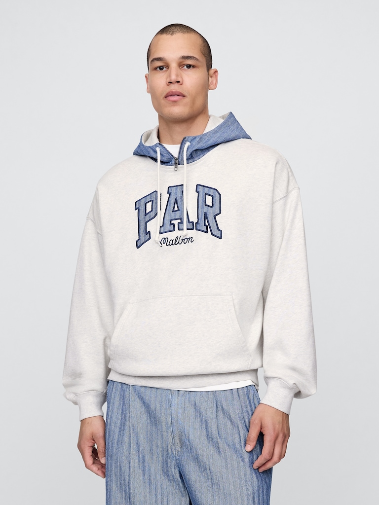Gap × Malbon Adult Heavyweight French Terry Logo Hoodie