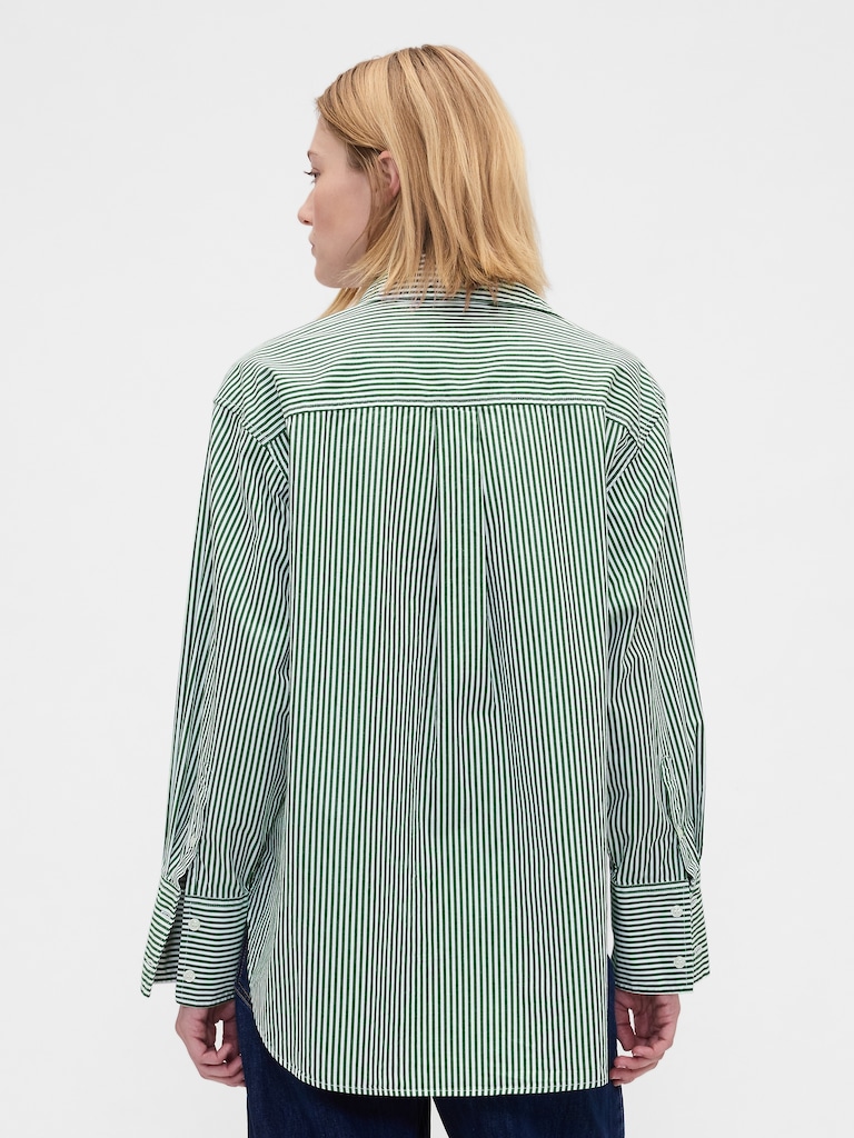Organic Cotton Poplin Big Shirt