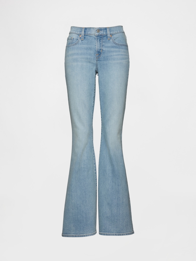 Low Rise Flare Jeans
