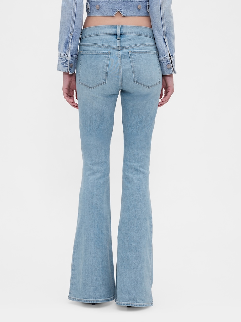 Low Rise Flare Jeans