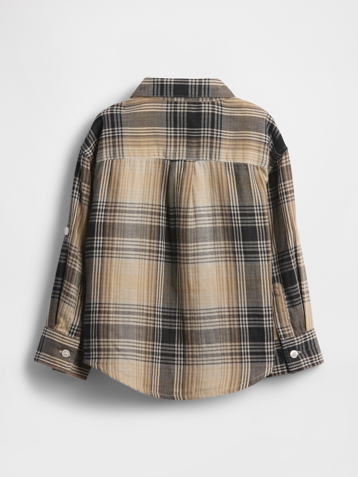 Baby & Toddler Double-Weave Plaid Shirt