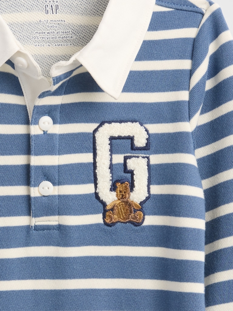 Baby VintageSoft Varsity Bear Logo One-Piece