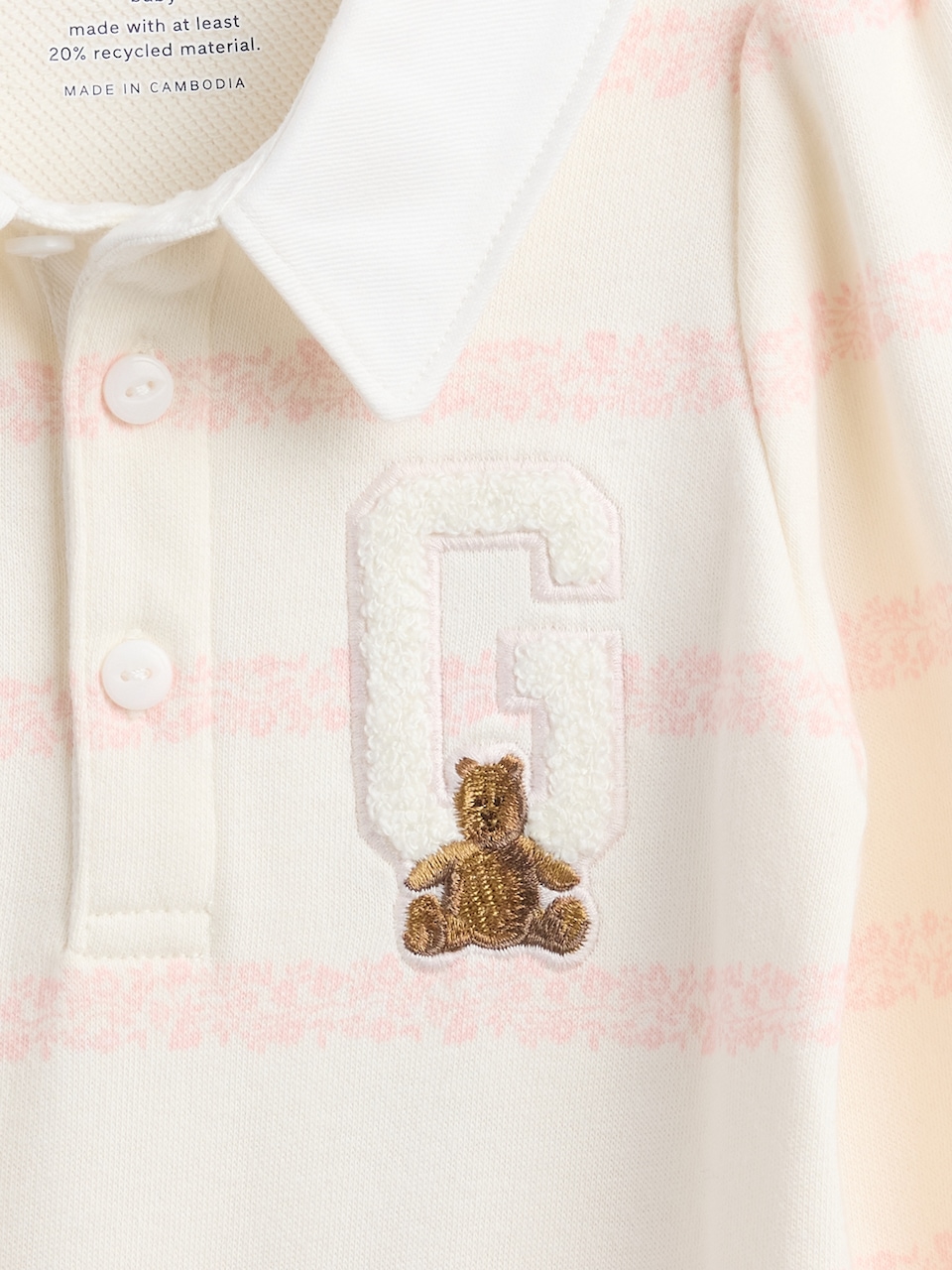 Baby VintageSoft Varsity Bear Logo One-Piece