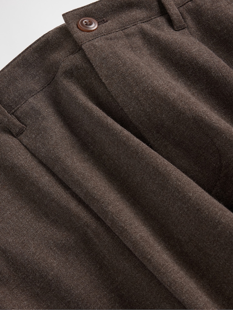 365 Wool-Blend Relaxed Trousers