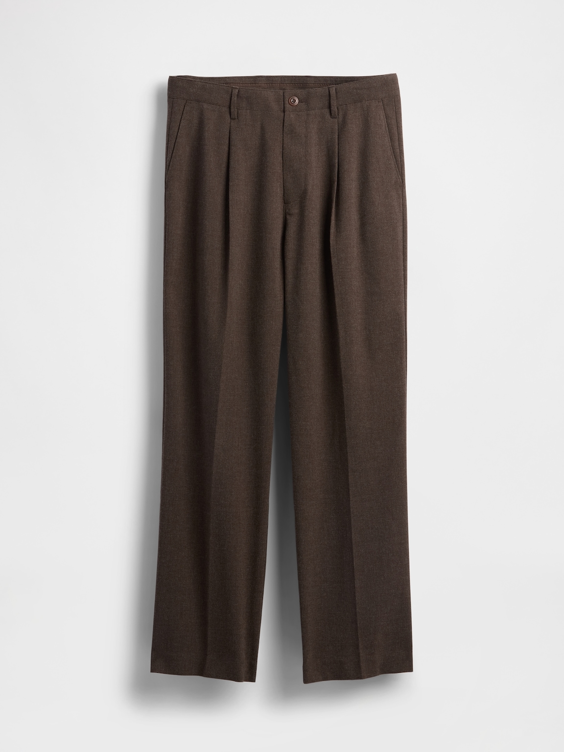 365 Wool-Blend Relaxed Trousers