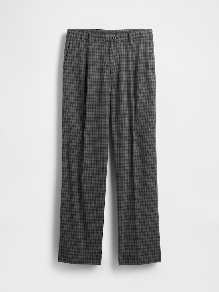 365 Wool-Blend Relaxed Trousers