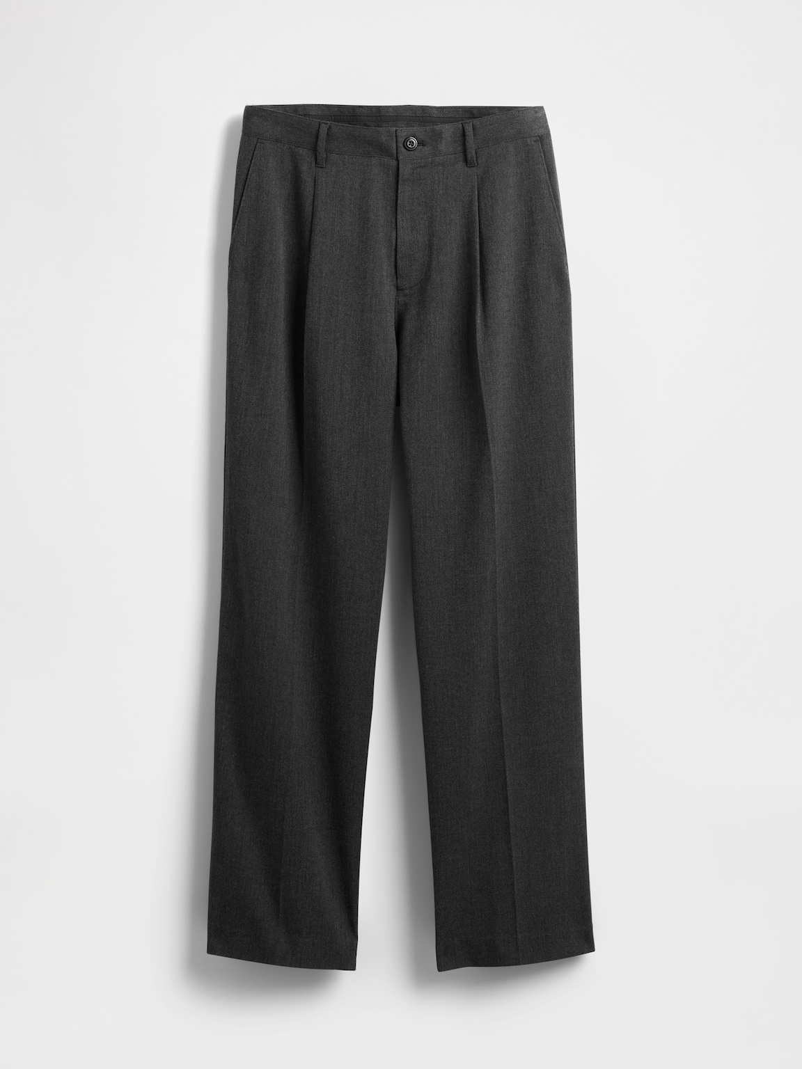 365 Wool-Blend Relaxed Trousers