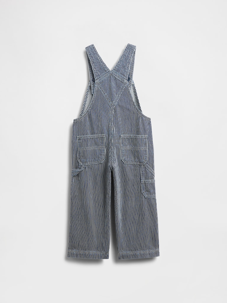 Baby & Toddler Denim Stripe Baggy Overalls