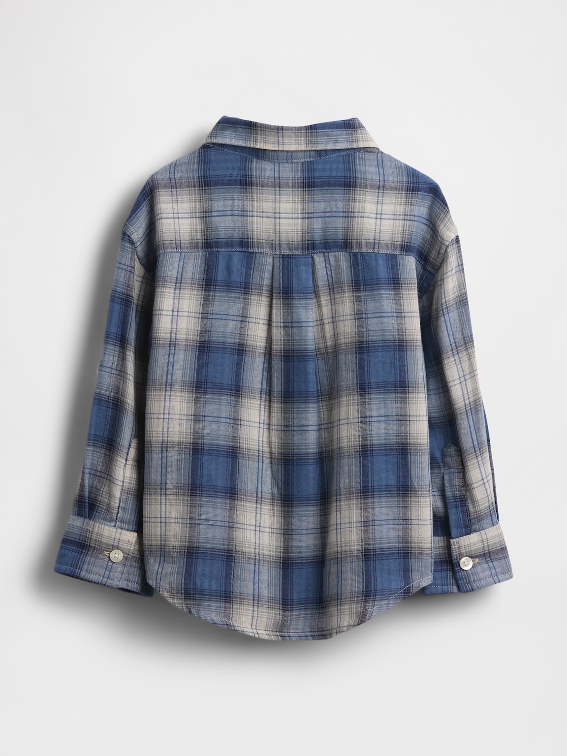 Baby & Toddler Double-Weave Plaid Shirt