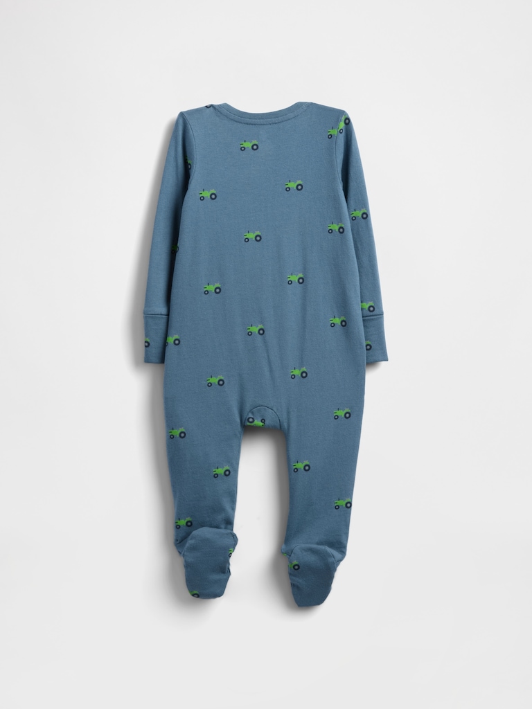 Baby First Favorites Organic Cotton Footed One-Piece
