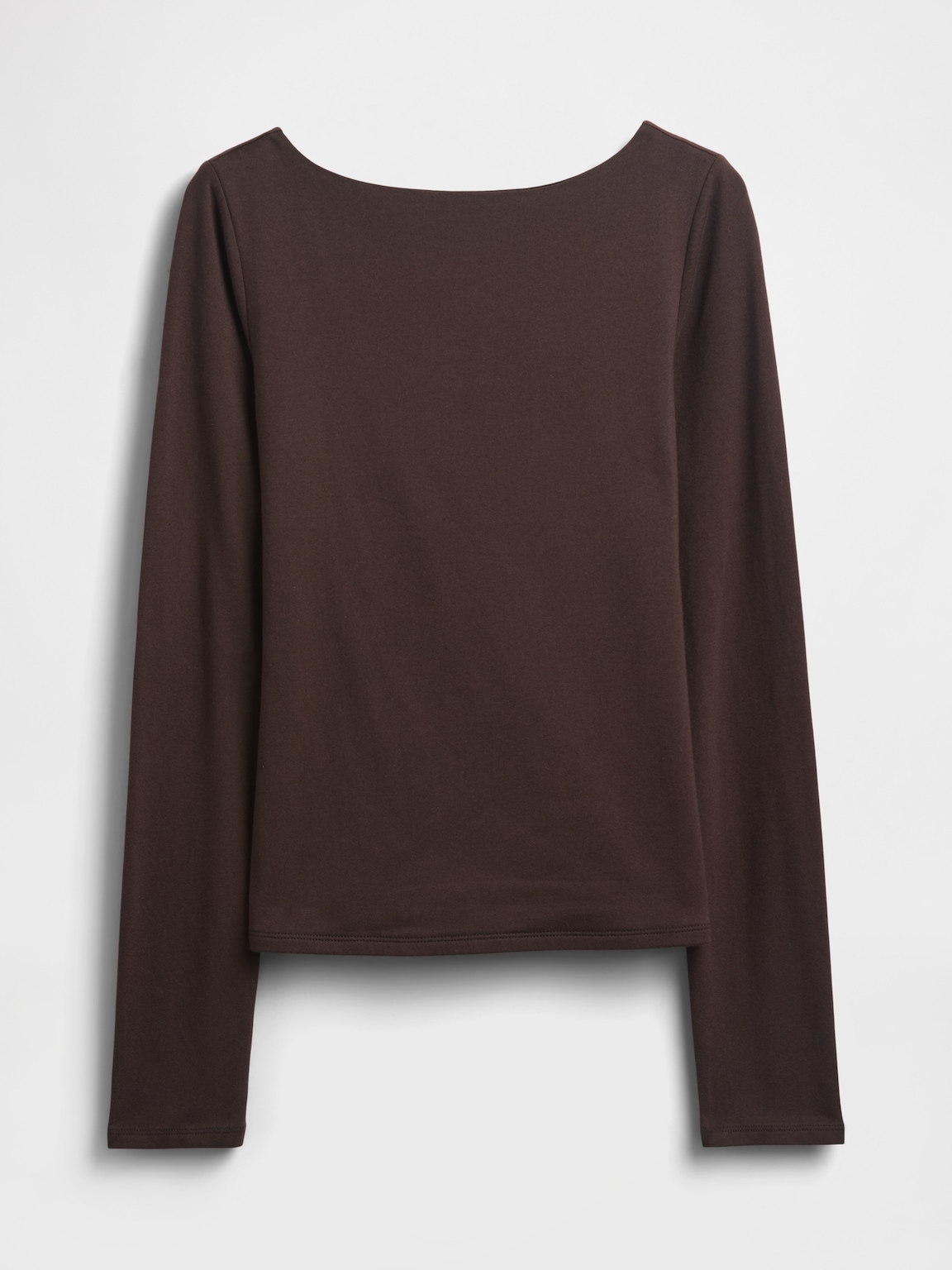 CloseKnit Jersey Boatneck Open-Back T-Shirt