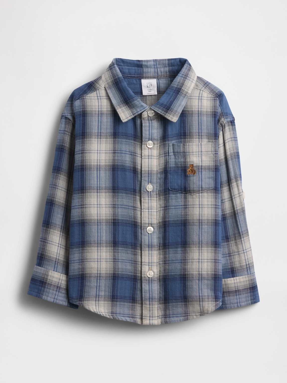 Baby & Toddler Double-Weave Plaid Shirt
