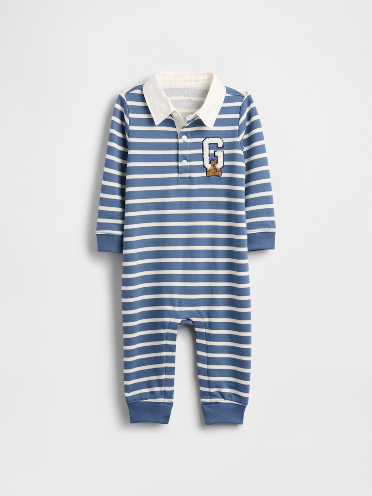 Baby VintageSoft Varsity Bear Logo One-Piece