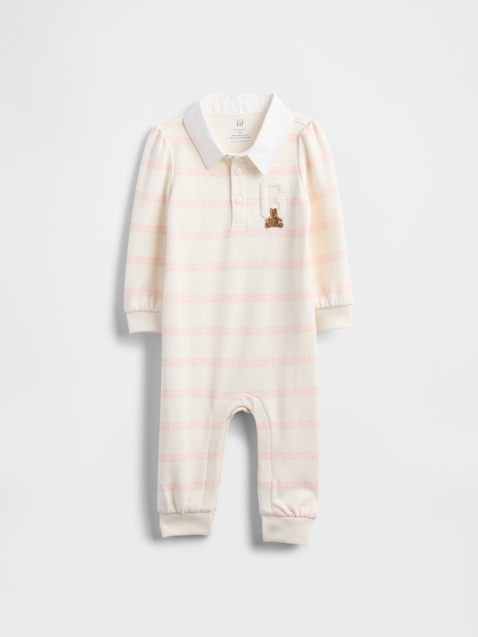 Baby VintageSoft Varsity Bear Logo One-Piece