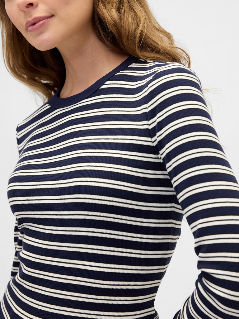 Essential Ribbed Crewneck T-Shirt