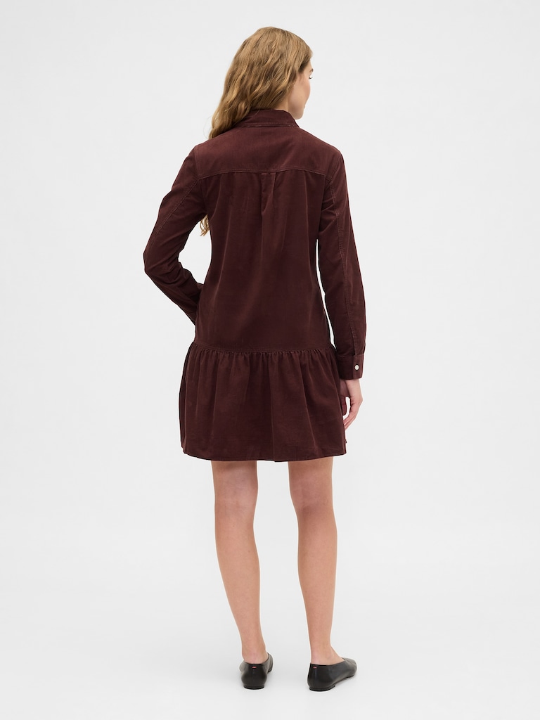 Corduroy Mini Dress