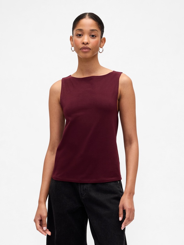 Boatneck Tank Top